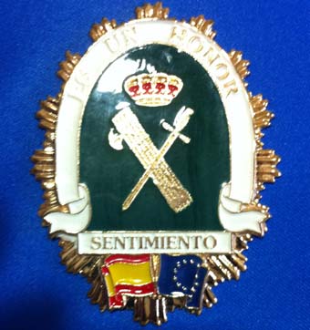 Chapa Identificación Guardia Civil "Sentimiento"